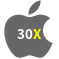 Aplicativo 30X para iOS