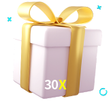 Receba seus bônus de boas-vindas no 30X